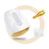 Built-in massage particles soft touch hand therapy heat massager